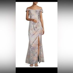 Adrianna Papell floral gown. Size 12 taken in to size 10